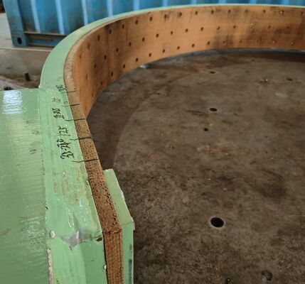 6100 BGO Rivestimento Freno Tessuto Rinforzato con Filo di Ottone con Fibra Aramidica per Resistenza alle Alte Temperature