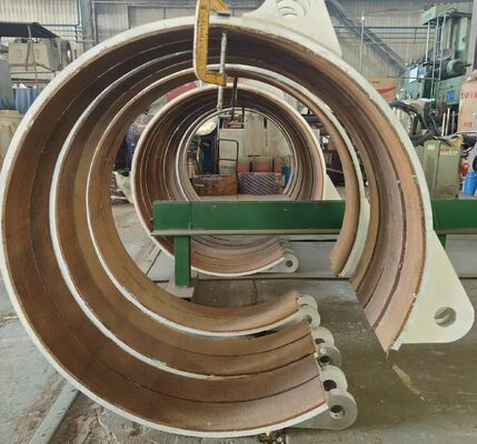 6100 BGO Guarnizione di freno tessuta non amianto rinforzata con filo di ottone resistente al calore a 200 °C e spessore 5-35 mm